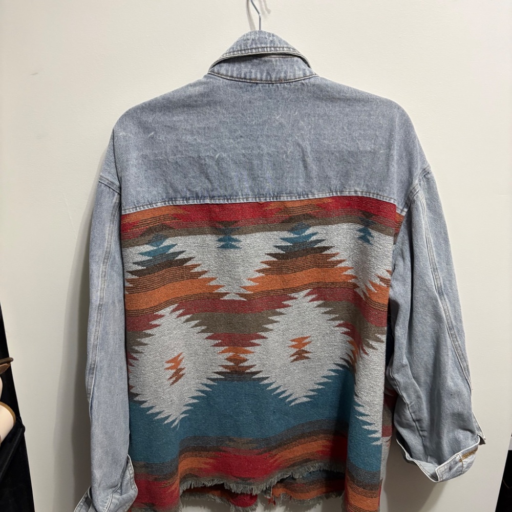 Entro - Aztec Jean Jacket - Picture 2 of 2